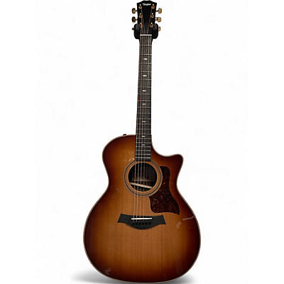 Used Taylor 224CEKDLX Sunburst Acoustic Electric Guitar