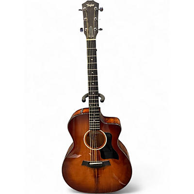 Used Taylor 224CEKDLX Sunburst Acoustic Electric Guitar
