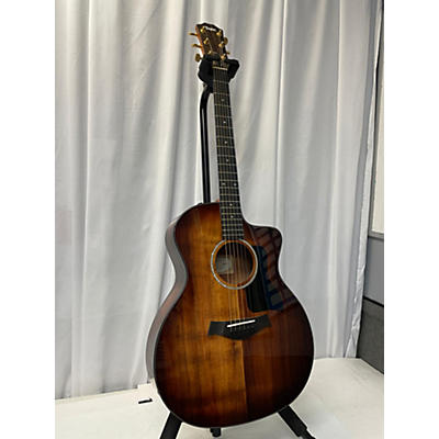 Taylor Used Taylor 224CEKDLX Vintage Natural Acoustic Electric Guitar