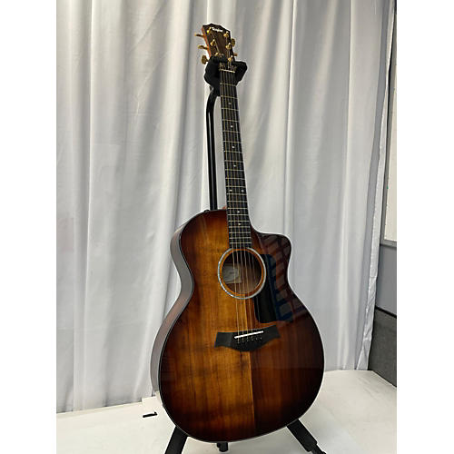 Taylor Used Taylor 224CEKDLX Vintage Natural Acoustic Electric Guitar Vintage Natural