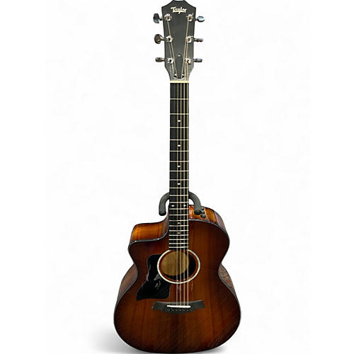 Used Taylor 224CEKDLX left handed Brown Sunburst Acoustic Electric Guitar Brown Sunburst