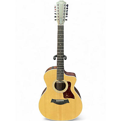 Used Taylor 254CE Natural 12 String Acoustic Guitar