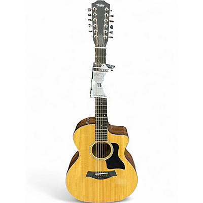Used Taylor 254CE PLUS Natural 12 String Acoustic Electric Guitar