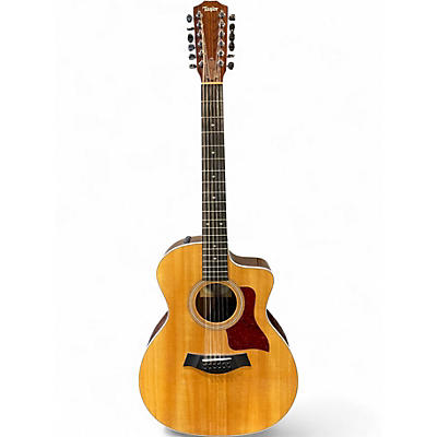 Used Taylor 254ce DLX Natural 12 String Acoustic Electric Guitar