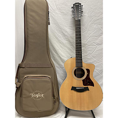 Taylor Used Taylor 254ce Natural 12 String Acoustic Electric Guitar