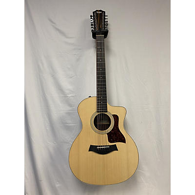 Taylor Used Taylor 254ce Natural 12 String Acoustic Electric Guitar