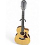 Used Taylor 254ce Natural 12 String Acoustic Electric Guitar Natural