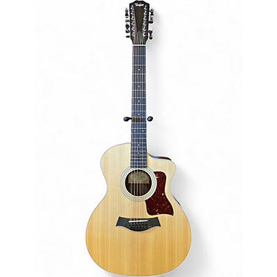 Used Taylor 254ce Natural 12 String Acoustic Guitar