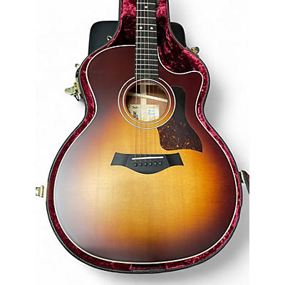 Used Taylor 314CE 2 Tone Sunburst Acoustic Electric Guitar
