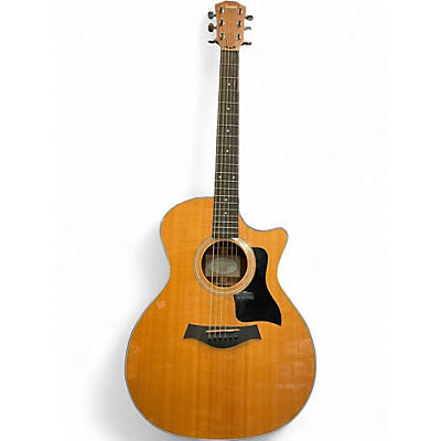 Used Taylor 314CE Black Acoustic Electric Guitar