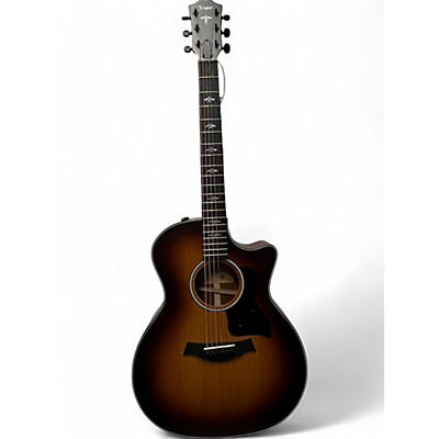 Taylor Used Taylor 314CE-K Shaded Edge Burst Acoustic Electric Guitar