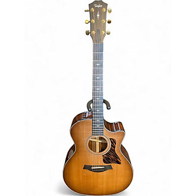 Used Taylor 314CE-LTD Shaded Edge Burst Acoustic Electric Guitar