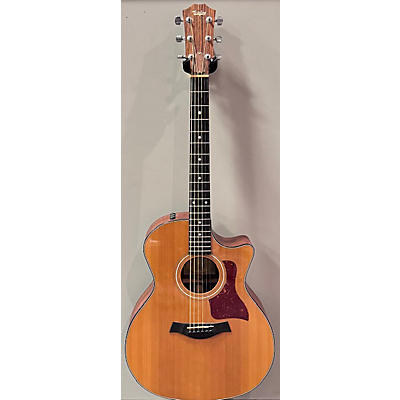 Taylor Used Taylor 314CE Natural Acoustic Electric Guitar