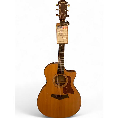 Used Taylor 314CE Natural Acoustic Electric Guitar Natural