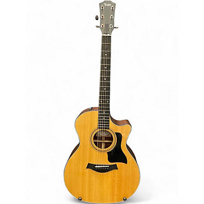 Used Taylor 314CE Natural Acoustic Electric Guitar