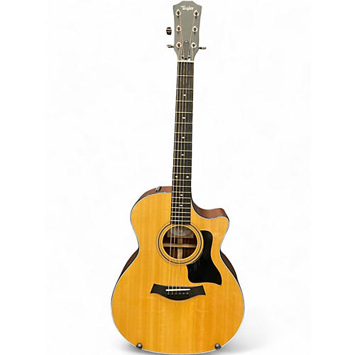 Used Taylor 314CE Natural Acoustic Electric Guitar Natural