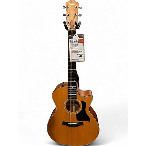 Used Taylor 314CE Natural Acoustic Electric Guitar Natural