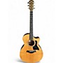 Used Taylor 314CE Natural Acoustic Electric Guitar Natural