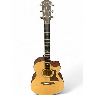 Used Taylor 314CE Natural Acoustic Electric Guitar