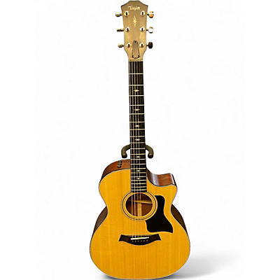 Used Taylor 314CE Natural Acoustic Electric Guitar