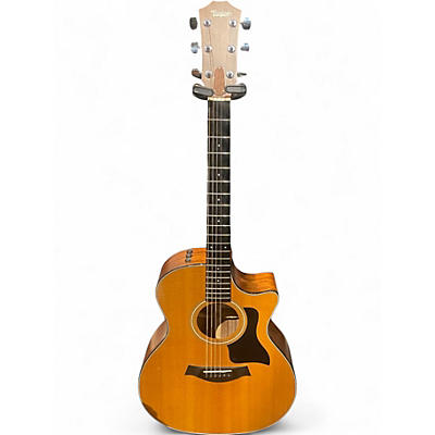 Used Taylor 314CE Natural Acoustic Electric Guitar