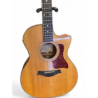 Used Taylor 314CE Natural Acoustic Electric Guitar