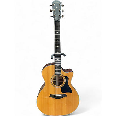 Used Taylor 314CE Natural Acoustic Electric Guitar