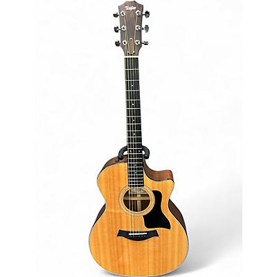 Used Taylor 314CE Natural Acoustic Electric Guitar