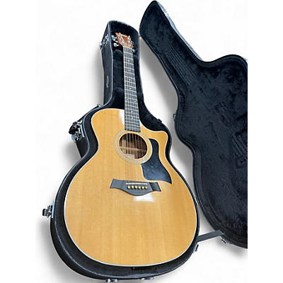 Used Taylor 314CE Natural Acoustic Electric Guitar