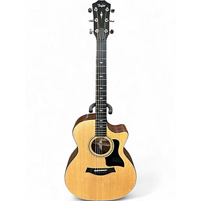 Used Taylor 314CE Natural Acoustic Electric Guitar
