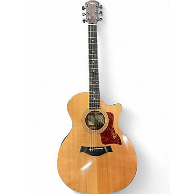 Used Taylor 314CE Natural Acoustic Electric Guitar