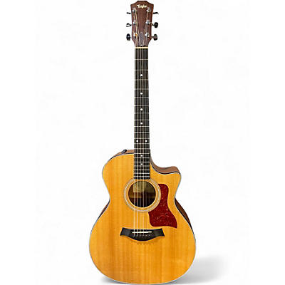 Used Taylor 314CE Natural Acoustic Electric Guitar