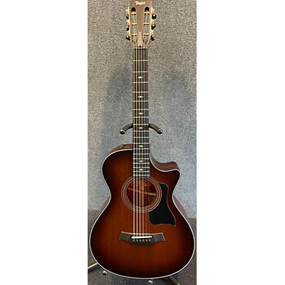 Taylor Used Taylor 322CE 12Fret Grand Concert Shaded Edge Burst Acoustic Electric Guitar