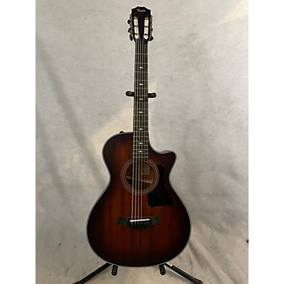 Taylor Used Taylor 322ce 12 Fret Grand Concert Shaded Edge Burst Acoustic Electric Guitar