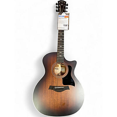 Used Taylor 324CE 2 Color Sunburst Acoustic Electric Guitar