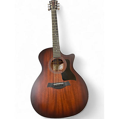 Used Taylor 324CE Builders Edition Shanded Edge Burst Acoustic Electric Guitar