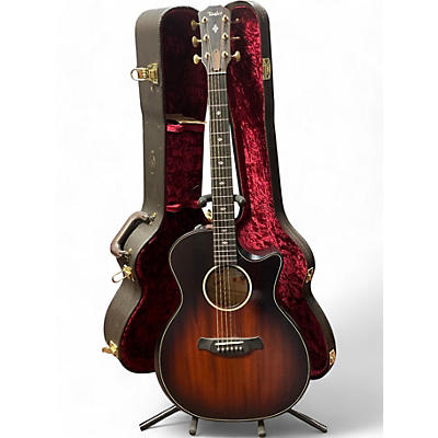 Used Taylor 324CE Builders Edition Tobacco Burst Acoustic Electric Guitar