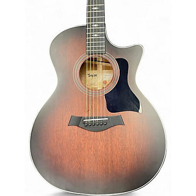 Used Taylor 324CE Dark NATURAL Acoustic Electric Guitar