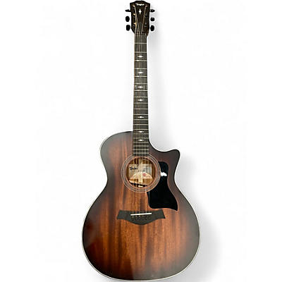 Used Taylor 324CE Edge Burst Acoustic Electric Guitar