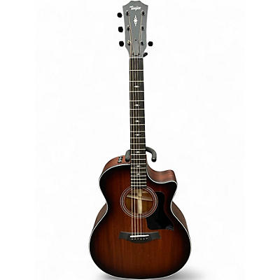 Used Taylor 324CE Shaded Edge Burst Acoustic Electric Guitar