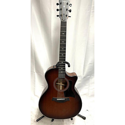 Taylor Used Taylor 324CE Tobacco Kona Burst Acoustic Electric Guitar