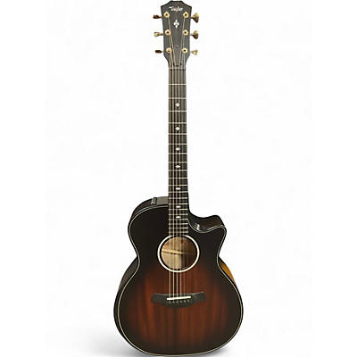 Used Taylor 324CE V-Class Builders Edition Shaded Edge Burst Acoustic Electric Guitar