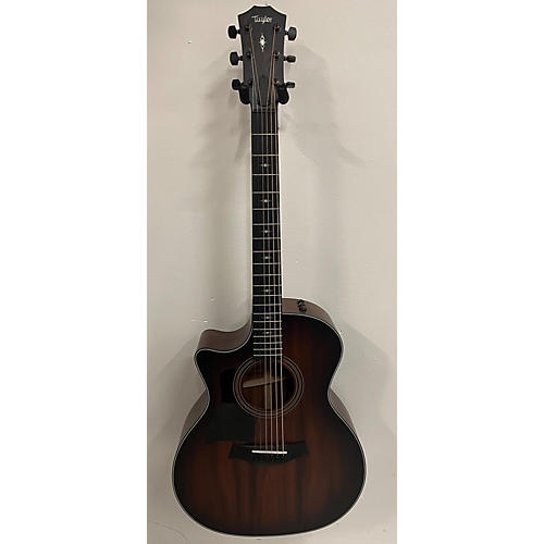 Taylor Used Taylor 324CE V-Class Mahogany Acoustic Electric Guitar Mahogany