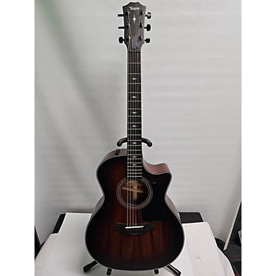 Taylor Used Taylor 324CE V-Class Shaded Edge Burst Acoustic Electric Guitar