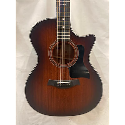 Taylor Used Taylor 324CE V-Class Shaded Edge Burst Acoustic Electric Guitar