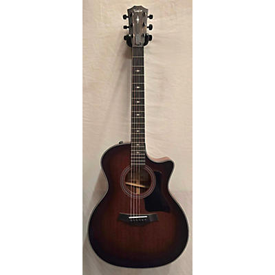 Taylor Used Taylor 324CE V-Class Sunburst Acoustic Electric Guitar