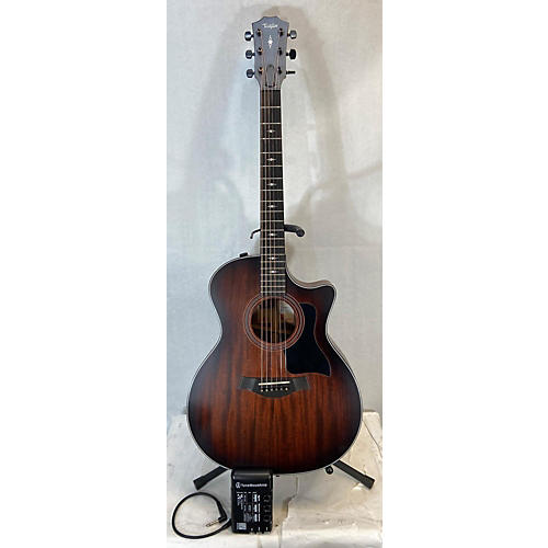 Taylor Used Taylor 324CE V-Class W/ TonewoodAmp Natural Acoustic Electric Guitar Natural