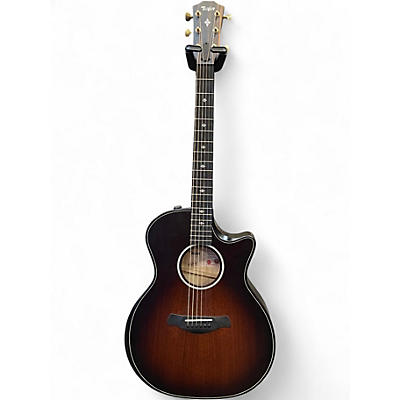 Used Taylor 324ce Builders Edition Tobacco Kona Burst Acoustic Electric Guitar