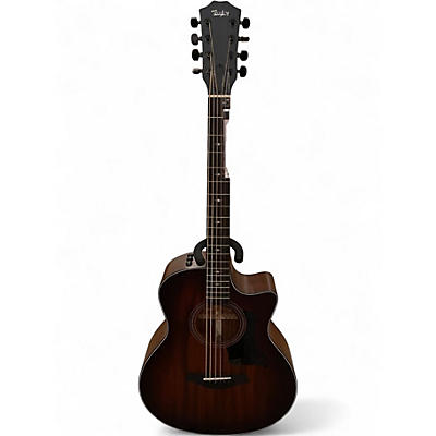 Used Taylor 326ce Baritone-8 Special Edition Shaded Edgeburst Acoustic Electric Guitar