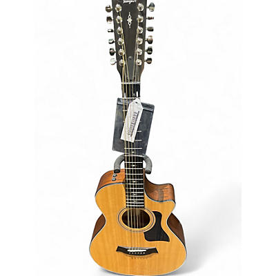 Used Taylor 352CE Antique Natural 12 String Acoustic Electric Guitar